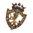 thumbnail image 1 of 5x Broches Insignia Joyería de Solapa, Retro, Vintage, Accesorios de Ropa, Moda Animal, Alfiler, Corona de Escudo de León, para Clips de Fiesta de Cár 5 piezas, 1 of 8