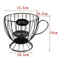 thumbnail image 2 of jifeng Support de Capsules de Café Organisateur de Tasses Panier de Rangement Bol Grande Capacité Noir, 2 of 8
