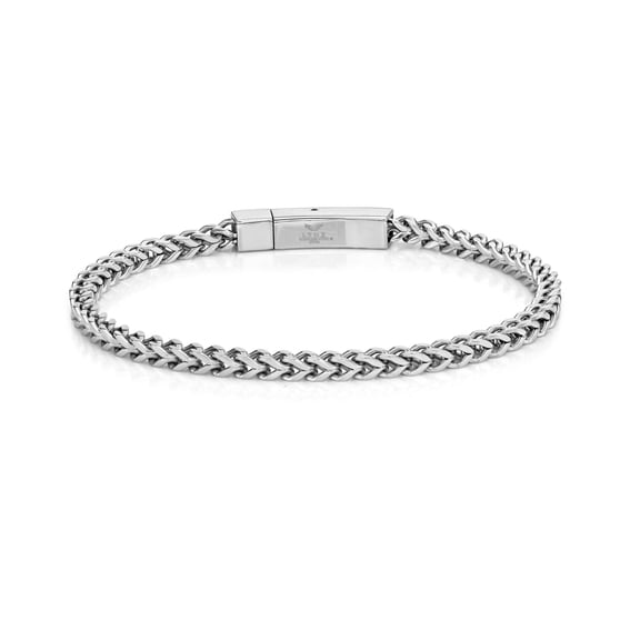 Stainless Steel 4 MM Foxtail Chain Bracelet Jewelry Gift For Men - 9 Inch