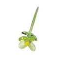 thumbnail image 3 of Mini flor de cristal, flor artificial, adorno coleccionable, figura floral para mamá Verde, 3 of 9