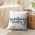 thumbnail image 4 of LALILO Throw Pillow Covers Lettering Mommy Day Best Mother Day Cushion Cover 18" x 18", 3505 Pack, 4 of 6