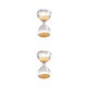 thumbnail image 2 of Wosthever Sand Clock Bedroom 3 Minutes Timer Ornament Showcase Elegant Holiday Stylish Time Bookshelf Decoration Fashion Festival uno 2piezas, 2 of 6