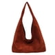 thumbnail image 1 of Bolso Gamuza para Mujer 2024 Nueva Axila Un Hombro Gran Capacidad C (marrón Oscuro), 1 of 9
