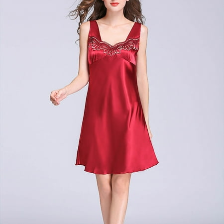 

Women s Lingerie Sexy Nightwear Spaghetti Strap Nightgown Babydoll Chemise Fragarn