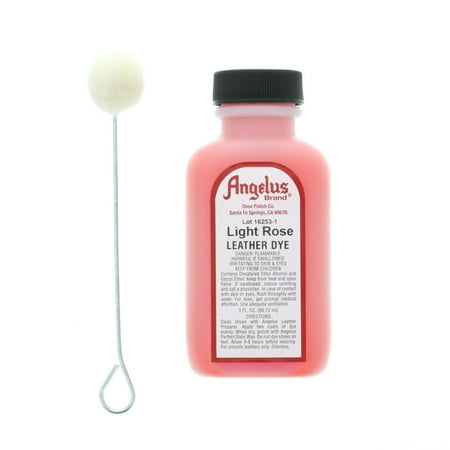UPC: 0086366501931 | Angelus® Leather Dye 3 oz. Light Rose