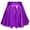Purple, variant on Rewenti Women's Nightclub Skirt Performance Pleated Metal Folding Mini Skirt Silver 10(XL)