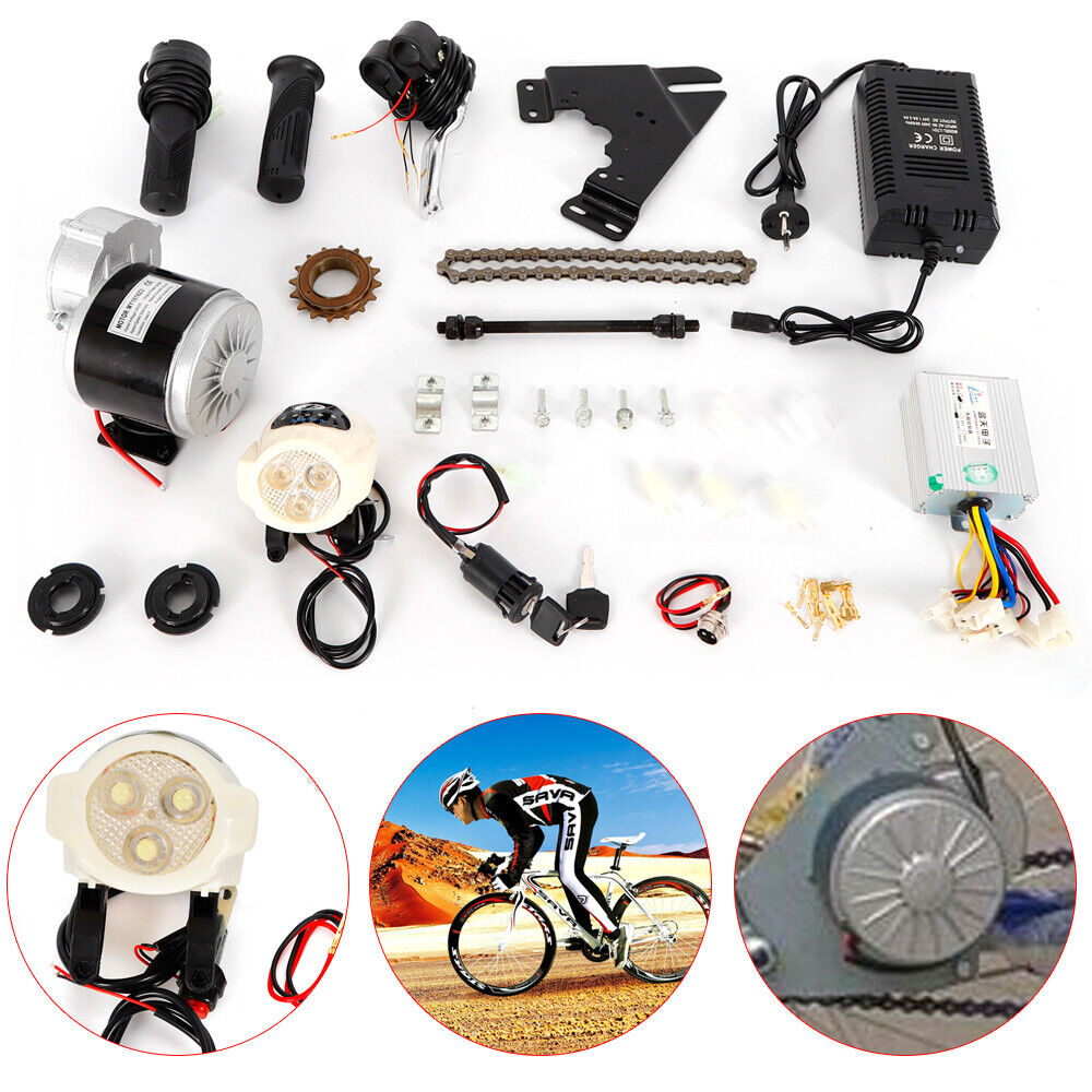 SHZICMY 24V 350W Motor EBike Conversion Kit Electric Bicycle for