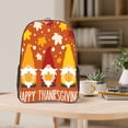 thumbnail image 5 of Zufioo Happy Thanksgiving Three Gnomes Print Transparent Backpack, 16-inch PVC Waterproof Schoolbag, Suitable for Campus Work and Travel, Unisex, 5 of 7