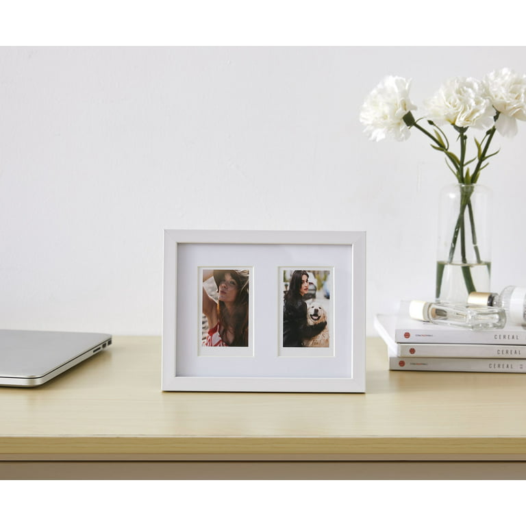 Vivitar Instax Photo Frame, Two Photo Frame for 2.1 x 3.4 or 4 x6; Multiuse  Frame with Smooth Finish