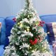 thumbnail image 5 of Pre-Encendido de Mesa de Árboles de Navidad, Mini Pequeño Árbol de Navidad con Nieve Acudieron a las Sucursales para la cubierta de Navidad Adornos de navidad, 5 of 5