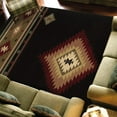 thumbnail image 5 of Oriental Weavers Hudson 087G1 Black/Green Southwest/Lodge Round Indoor Area Rug, 5 of 5