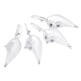 thumbnail image 2 of Tebru DIY Lures, 10Pcs Blank Crankbait Unpainted Hard Bait Fishing Lures Tackle DIY Accessory, Crankbait, 2 of 7