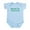 Sky Blue, variant on CafePress - Made In Ireland Infant Bodysuit - Baby Light Bodysuit, Size Newborn - 24 Months