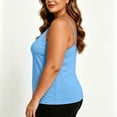 thumbnail image 6 of Tsesme Plus Size Camisole for Women, Adjustable Spaghetti Strap Tank Tops with Built-In Bra, Loose Sleeveless Cami Tops XL, 6 of 9
