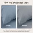 thumbnail image 6 of California Design Den 100% Organic Cotton Percale Twin XL Fitted Sheet Only, Soft, Crisp, Deep Pocket, Snug-Fit with Special Elastic, Side Indicators - Blue Hydrangea, 6 of 9