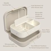Bentgo® Modern Bento-Style Lunch Box for Adults, Teens, and Larger Appetites; BPA-Free , Leak-Resistant, Dishwasher/Microwave Safe - Sandstone