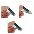 thumbnail image 2 of Unique Bargains 1 Set Convenient Nail Clippers Set Toenail Clippers Black Silver, 2 of 7