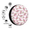 thumbnail image 3 of JUNZAN Watermelon Tire Cover Wheel Protector for Truck SUV Trailer Camping Rv Tire Covers-14 inch, 3 of 5