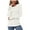 White, variant on SOMER Long Sleeve Shirts for Women V Neck Casual Fall Tops Loose Fit Lightweight Sweaters Tunic Fashion 2025 Clothes Beige