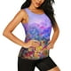 thumbnail image 2 of Fotbe Colorful Purple Cosmos Flower Blusas Sin Mangas para Mujer – Estilo Casual, Corte Suelto, Slim-Fit, Cuello Redondo Deportivo, Tops de Verano para Gimnasio y Yoga-Medium, 2 of 7