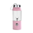 thumbnail image 2 of Snmubt Portable Mini Juicer Wireless Cup Juicer With 3 Blades Usb Rechargeable 500Ml 2600Mah Rechargeable Battery (Pink), 2 of 7