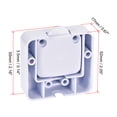 thumbnail image 2 of Interruptor de luz de puerta de armario interruptores momentáneos normalmente cerrados 110-250V 2A blanco 2 piezas, 2 of 4