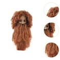 thumbnail image 6 of Milageto Beard and Hair Set Makeup Mustache for Party Cosplay Accessories Photo Props Brown, 6 of 8