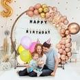 thumbnail image 5 of Costway 7.4 FT Round Wedding Arch Wooden Arbor Backdrop Stand with Triangular-Shaped Base, 5 of 10