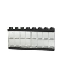 LEGO Minifigure 16 Compartment Plastic Display Case, Black