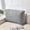 Gray, variant on Large Rectangular Sofa Back Cushion, Cotton Velvet Lumbar Support Throw Pillow, Removable Cover Reading Waist Pad for Bedside & Bay Window