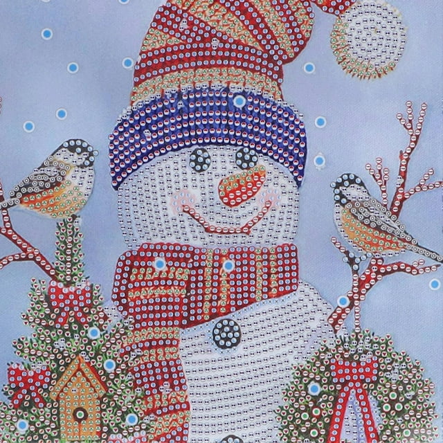 Diamond Painting DIY Winter Snowman Diamond Painting Door Hanging Wall Decoration
