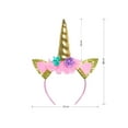 thumbnail image 5 of Girls Dress Unicorn Embroidered Rainbow Holiday Party Halloween 3 Years, 5 of 7