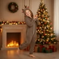 thumbnail image 5 of RXMEKW Pyjama de Noël pour Enfants, Ensemble de Pyjama à Capuchon Chaud Imprimé Parent-Enfant pour la Maison pour Enfants pour l'Halloween, 5 of 5