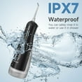 thumbnail image 4 of KIDSCOTER Hydropulseur 300 ml, 5 Modes, Réservoir Amovible, IPX7 Waterproof, Noir, 4 of 8