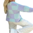 thumbnail image 3 of Pulls pour Femmes Pull à Manches Longues Floral/chandail Vintage Oversized, 3 of 5