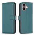 thumbnail image 2 of Feishell Wallet Case for iPhone 16, Wallet Flip Case [Kickstand] with RFID Blocking Card Holders [Shockproof] High Qulity PU Leather Magnetic Closure Case For iPhone 16, Green, 2 of 10