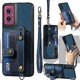 thumbnail image 3 of For Retro Cross Wristband Wallet Leather Back Phone Suitable For Everyday Use, 3 of 5