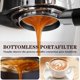 thumbnail image 5 of Portafiltro Sin Fondo de 54 Mm, Portafiltro Sin Fondo para Espresso con Rejilla Puck y Cesta de Filtro de Acero Inoxidable, 5 of 5