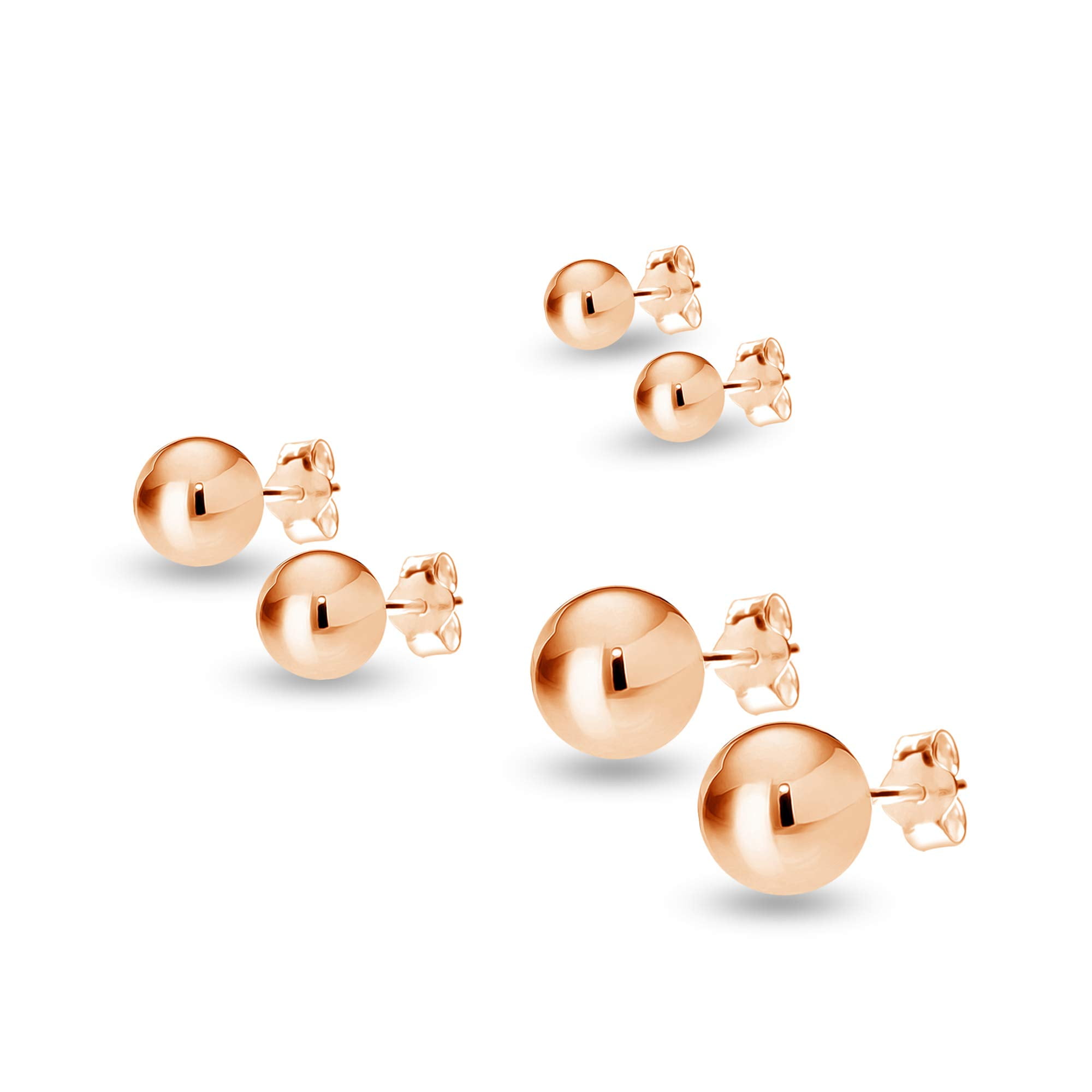 Boucles D'Oreilles Argent 925 LeCalla - Créoles Tricolore - 33mm - Anti-Allergique