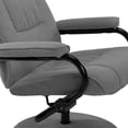 thumbnail image 5 of vidaXL Fauteuil Inclinable avec Repose-Pieds Tissu Gris Clair, 5 of 5