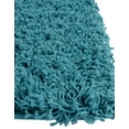 thumbnail image 7 of Unique Loom Solid Shag Collection Area Rug (6' 1" x 9' Rectangle Deep Aqua Blue), 7 of 7