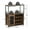 Retro Color, variant on Yeshouse Wine Bar Cabinet, Liquor Cabinet with Detachable Wine Rack, Small Coffee Bar with Storage & Glass Holder, Mesh Door, Buffet Sideboard for Dining Room Kitchen Living Room