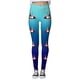 thumbnail image 4 of MKLEKYY Leggings para mujer, leggings de entrenamiento, leggings con estampado navideño, pantalones de bloques de color, leggings suaves y elásticos. 4844, 4 of 4