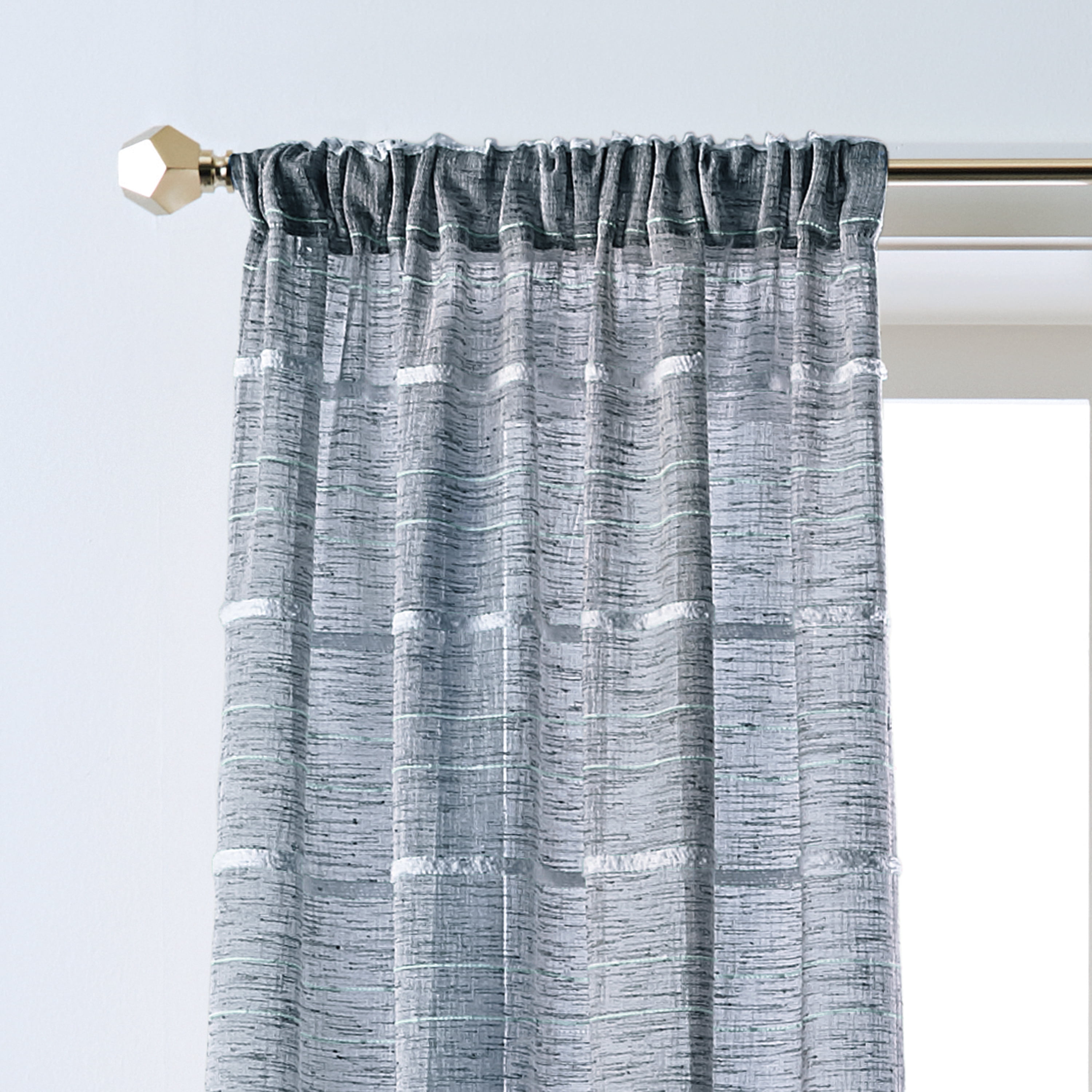 Better Homes And Gardens Woven Stripe Pole Top Panel Pair