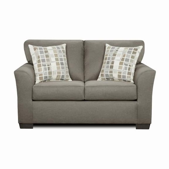 Charlotte Loveseat Sofa, Taupe