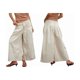 thumbnail image 3 of Pantalones Vaqueros Anchos para Mujer, Holgados, con Cintura Elástica, Botones, Estilo Boyfriend, Informales, Sueltos, con Bolsillos. Beige S, 3 of 8