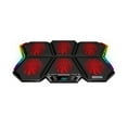 thumbnail image 2 of COOLCOLD K40 Refroidisseur d'Ordinateur Portable RGB Support de Refroidissement à 6 Ventilateurs Design Silencieux avec Vitesse de Vent Réglable Hauteur de Support Effet Lumineux Coloré, 2 of 7