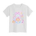 thumbnail image 6 of NIEWTR Kids Girls Halloween Cartoon Character T-Shirt, Soft Cotton Ghost Print Short Sleeve Casual Autumn Daily Wear Top(9-10 Years), 6 of 7