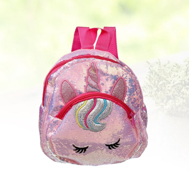 Pink Unicorn Backpack Large Capacity Waterproof Bookbag Multifunction  Casual Day