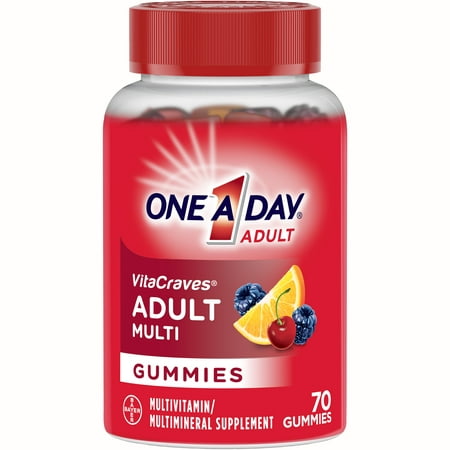 One A Day VitaCraves Adult Multivitamin Supplement Gummies, 70
